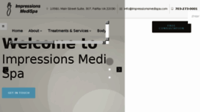 What Impressionsmedispa.com website looked like in 2018 (5 years ago)