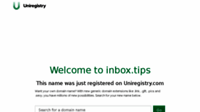 What Inbox.tips website looked like in 2018 (5 years ago)