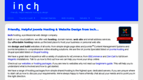 What Inchhosting.co.uk website looked like in 2018 (5 years ago)