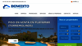 What Inmobiliariabenedito.com website looked like in 2018 (5 years ago)
