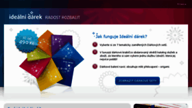 What Idealnidarek.cz website looked like in 2018 (5 years ago)