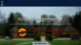 What Immenhof-kids.de website looked like in 2018 (5 years ago)