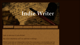 What Indiewriter.net website looked like in 2018 (5 years ago)