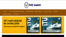 What Ituvakif.org.tr website looked like in 2018 (5 years ago)