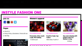 What Instylefashionone.com website looked like in 2018 (5 years ago)
