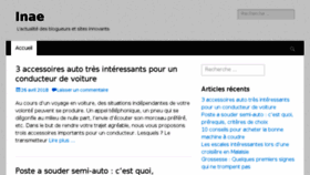 What Inae.fr website looked like in 2018 (7 years ago)