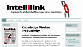 What Intellilink.com website looked like in 2018 (5 years ago)