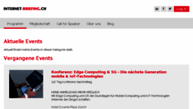 What Internet-briefing.ch website looked like in 2018 (5 years ago)