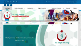 What Istanbulsaglik.gov.tr website looked like in 2018 (5 years ago)