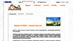 What Intema.lv website looked like in 2018 (5 years ago)