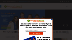 What Integrativehealthcare.com website looked like in 2018 (5 years ago)