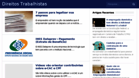 What Itrabalhistas.com.br website looked like in 2018 (5 years ago)