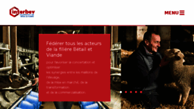 What Interbev.fr website looked like in 2018 (5 years ago)