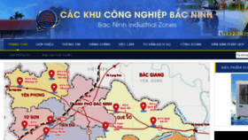 What Izabacninh.gov.vn website looked like in 2018 (5 years ago)