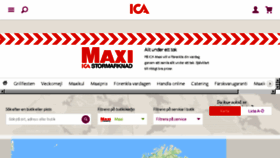 What Icamaxi.se website looked like in 2018 (5 years ago)
