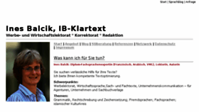 What Ib-klartext.de website looked like in 2018 (8 years ago)