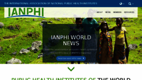 What Ianphi.org website looked like in 2018 (5 years ago)