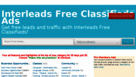 What Interleads.net website looked like in 2018 (5 years ago)
