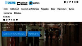 What Isabato.edu.ar website looked like in 2018 (7 years ago)