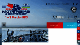 What Irishmotorbikeshow.com website looked like in 2018 (5 years ago)