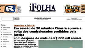 What Ifolha.com.br website looked like in 2018 (5 years ago)
