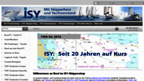 What Isy.eu website looked like in 2018 (5 years ago)