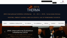 What Infotherma.cz website looked like in 2018 (5 years ago)