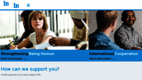What Internationaler-bund.org website looked like in 2018 (7 years ago)