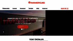 What Immergas.com.tr website looked like in 2018 (5 years ago)