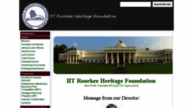 What Iitr-heritagefund.org website looked like in 2018 (5 years ago)
