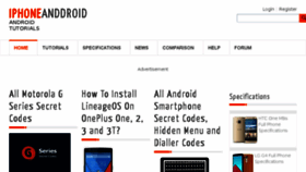 What Iphoneanddroid.com website looked like in 2018 (5 years ago)