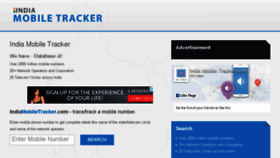 What Indiamobiletracker.com website looked like in 2018 (5 years ago)