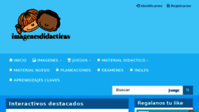 What Imagenesdidacticas.com website looked like in 2018 (5 years ago)