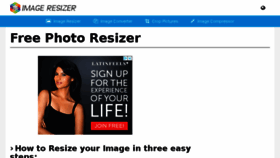 What Imageresizer.net website looked like in 2018 (5 years ago)