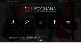 What Infognana.com website looked like in 2018 (5 years ago)