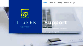 What Itgeeksupport.com website looked like in 2018 (5 years ago)