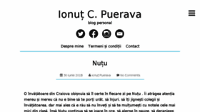What Ionut-puerava.com website looked like in 2018 (5 years ago)