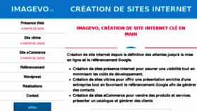 What Imagevo.fr website looked like in 2018 (5 years ago)