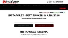 What Instaforex-africa.com website looked like in 2018 (5 years ago)