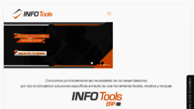 What Infotools.mx website looked like in 2018 (5 years ago)