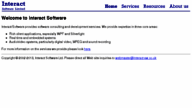 What Interact-sw.co.uk website looked like in 2018 (7 years ago)
