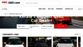 What Indususedcars.com website looked like in 2018 (5 years ago)