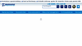 What Identmarket.de website looked like in 2018 (5 years ago)