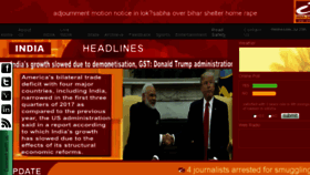 What India24x7.tv website looked like in 2018 (5 years ago)