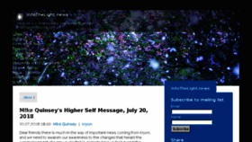 What Intothelight.news website looked like in 2018 (7 years ago)