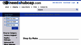 What Ineedahubcap.com website looked like in 2018 (5 years ago)