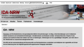 What Ida-nrw.de website looked like in 2018 (5 years ago)
