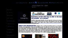 What Integrityaca.org website looked like in 2018 (5 years ago)