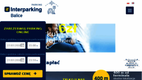 What Interparkingbalice.pl website looked like in 2018 (5 years ago)