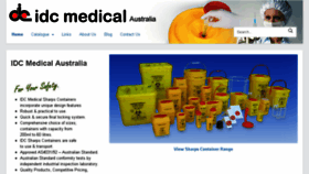 What Idcmedical.com website looked like in 2018 (5 years ago)